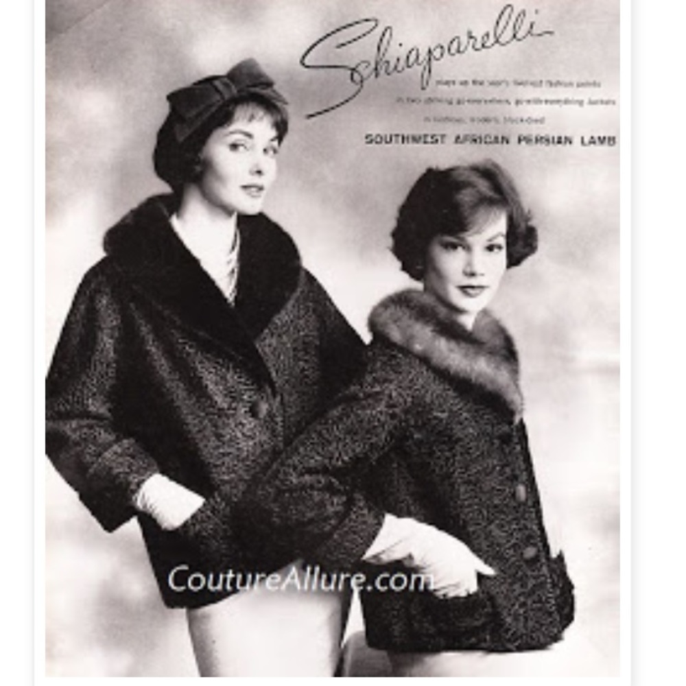 Vintage Schiaparelli Persian Lamb Mink Jacket - Picture 2 of 12
